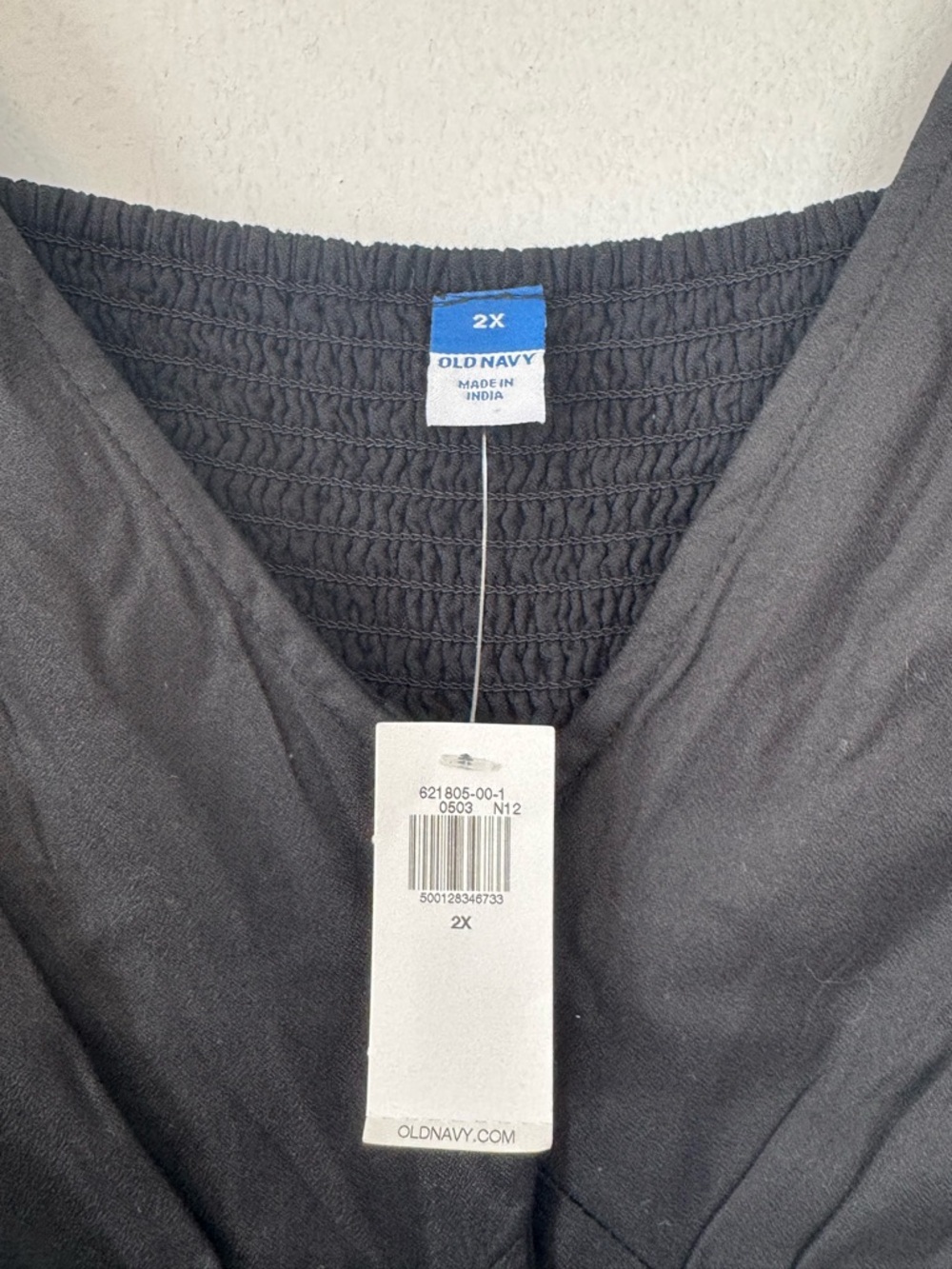 NWT Old Navy Black Jack Button-Down Crepe Midi Dress Size 2X - Picture 6 of 11